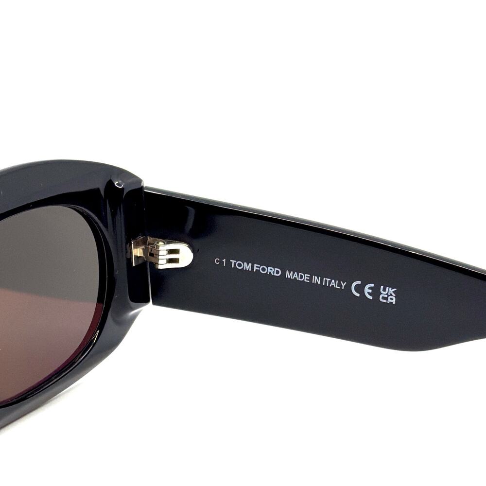New, TOM FORD Cielle Sunglasses TF1187 01A Authentic - Picture 11 of 14